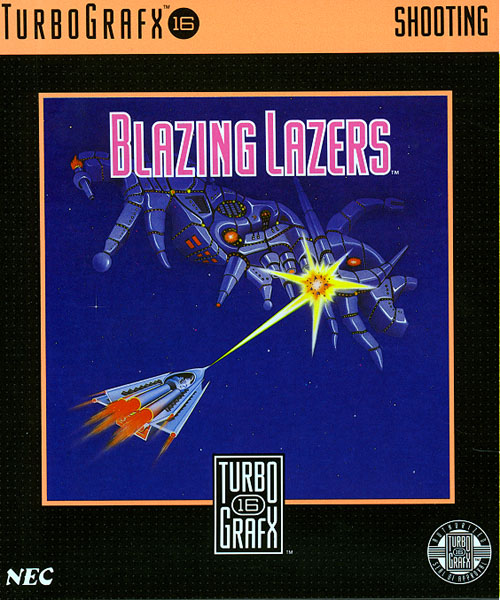 Blazing Lazers (USA) Box Scan
